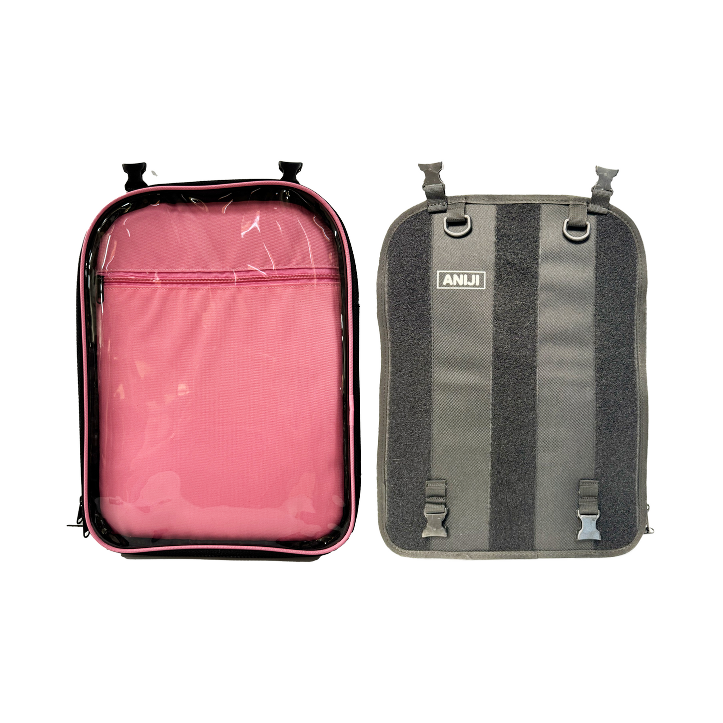 Virgil Ita Backpack, Black and Pink