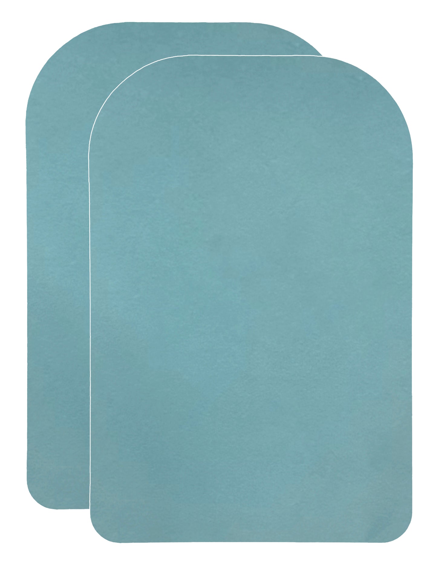 Echo Emblem, Flocked Velvet Foam Insert, Light Blue 1 cm (In Stock)