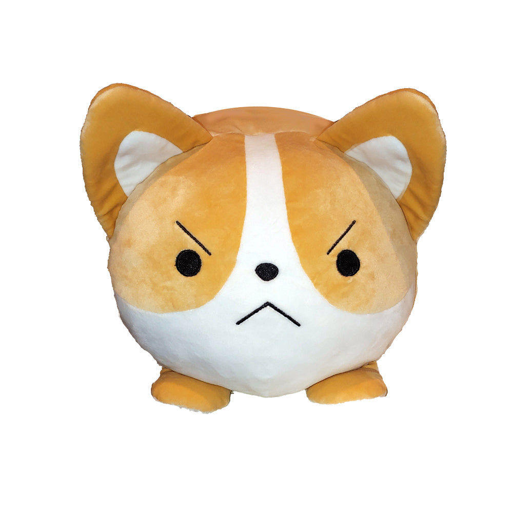 Angry Corgi Plush, Soft, 13.5"