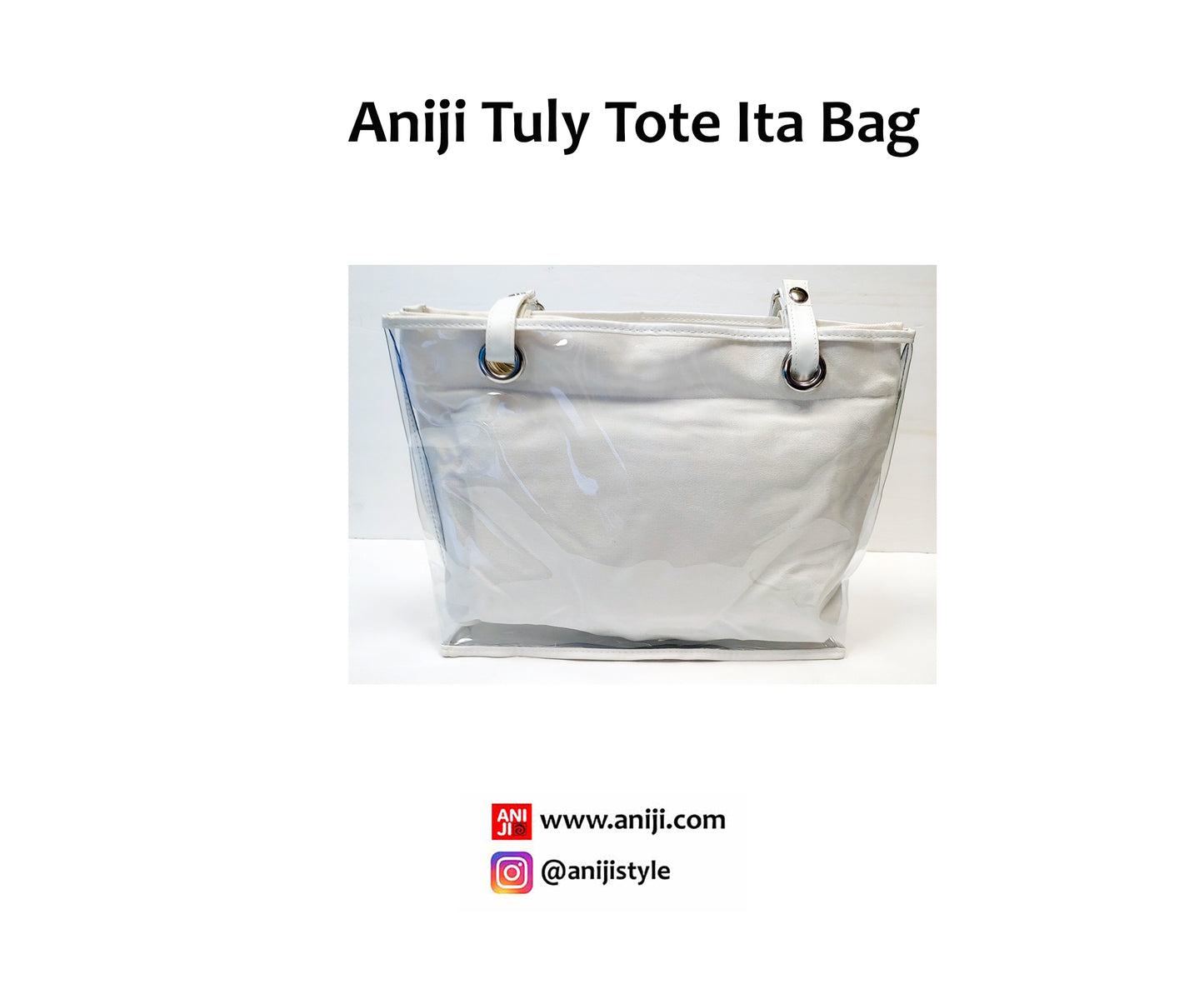 Tuly Tote Ita Bag, White