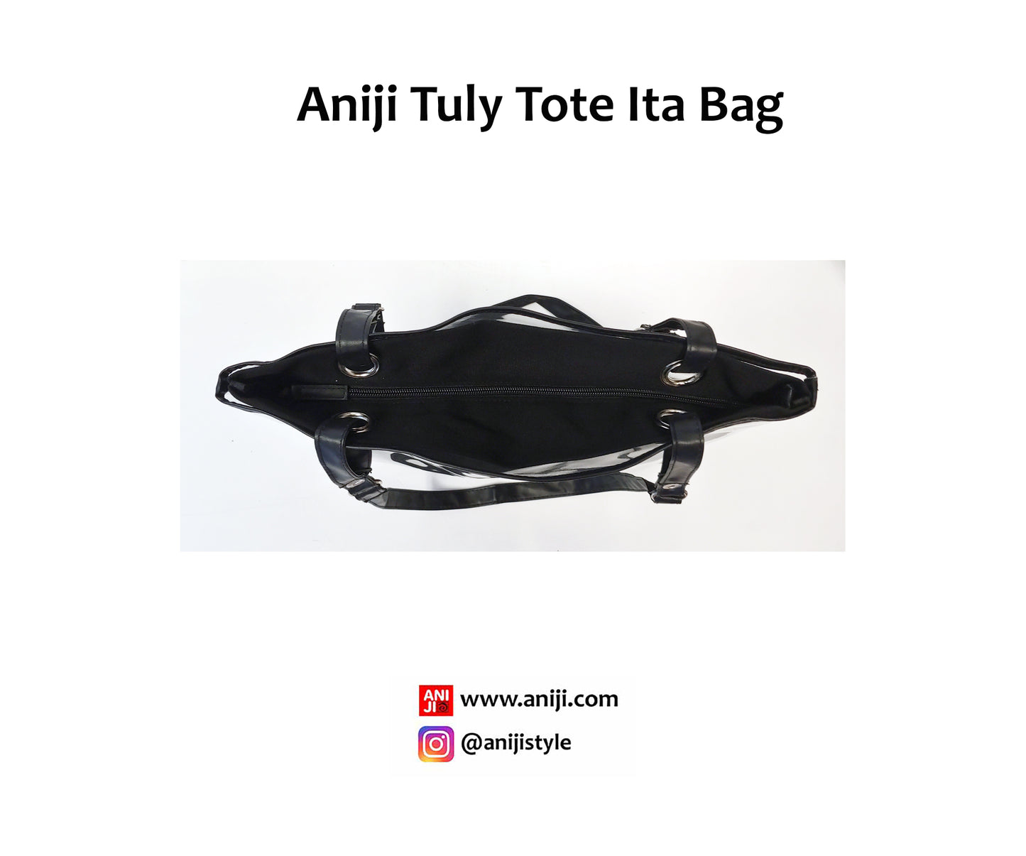 Tuly Tote Ita Bag, Black
