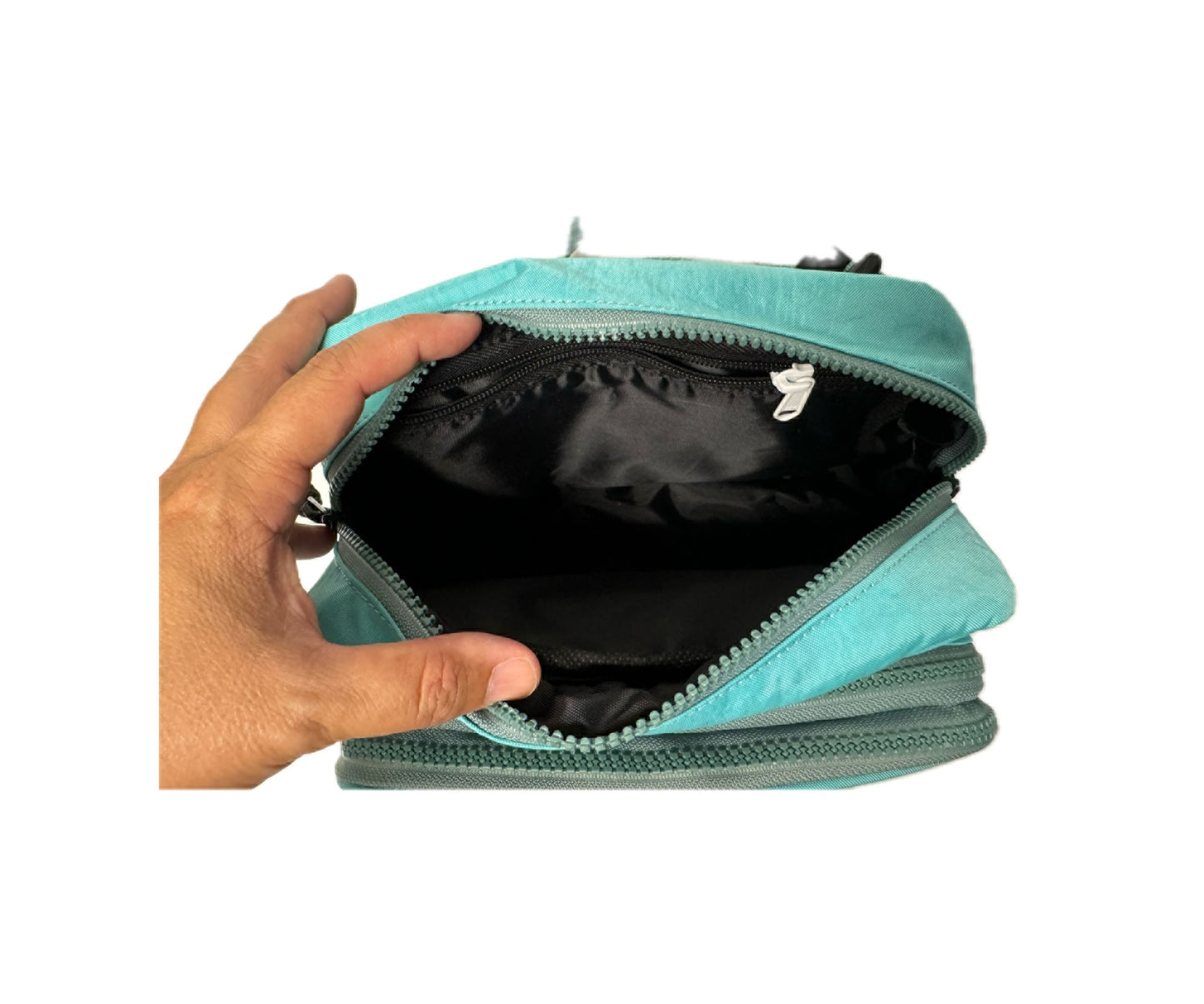 Tutsy Fanny Pack Itabag, 3 Compartments, Teal