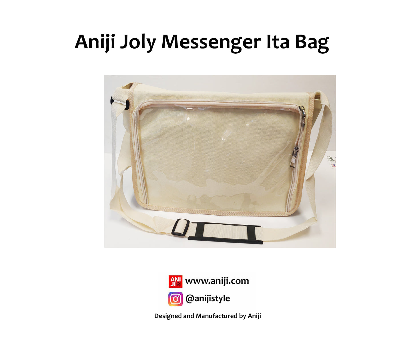 Joly Messenger Ita Bag, Cream