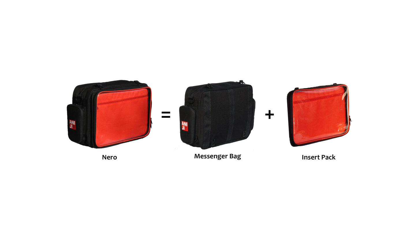 Nero Ita Messenger Bag (Red)