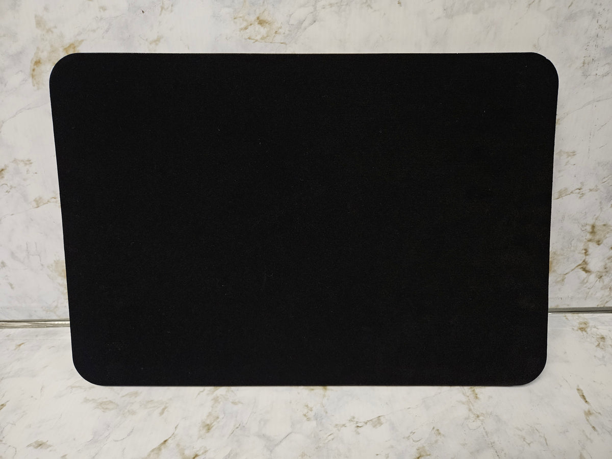 Nero Emblem, Flocked Velvet Foam Insert, Black, 1 in