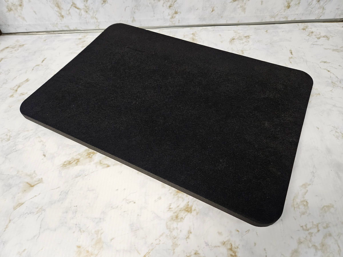 Nero Emblem, Flocked Velvet Foam Insert, Black, 1 in