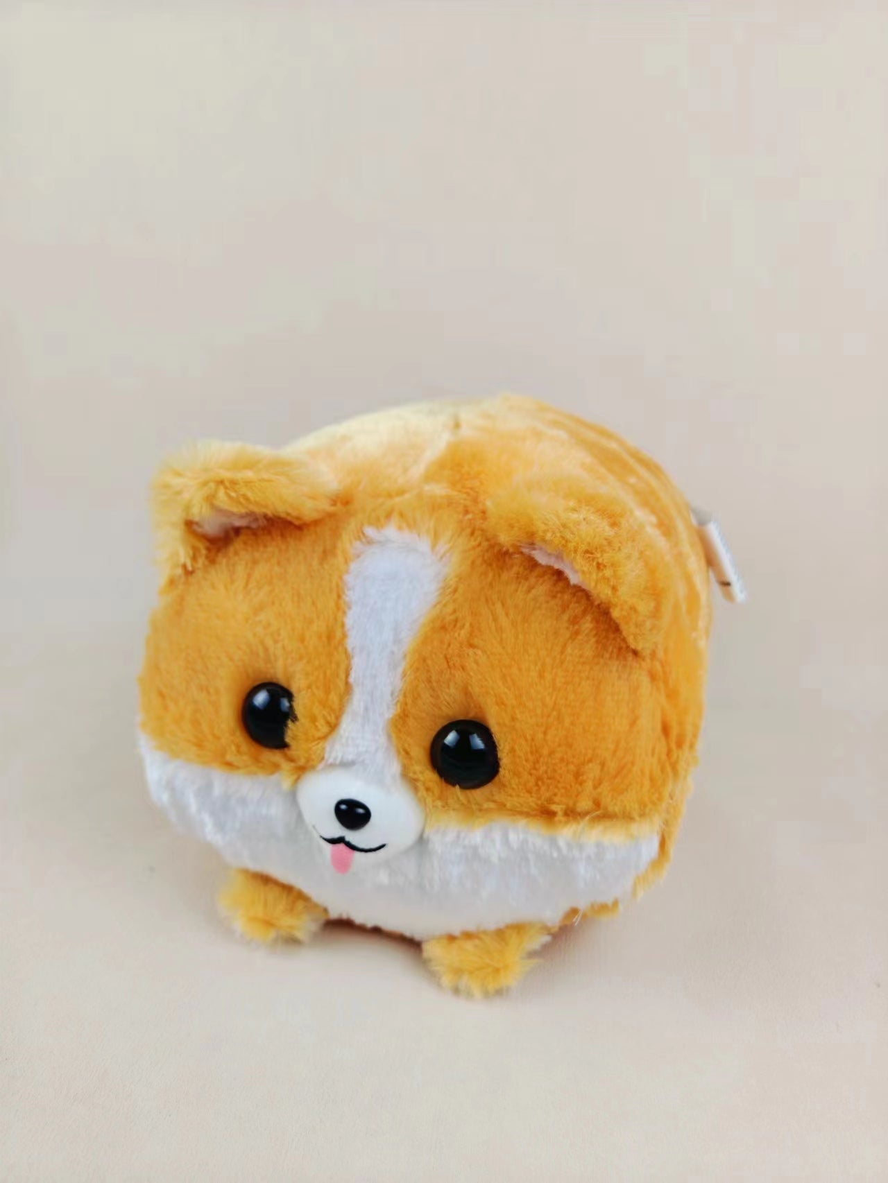 Plush - Choji Happy Corgi Furry Dog, 13.5