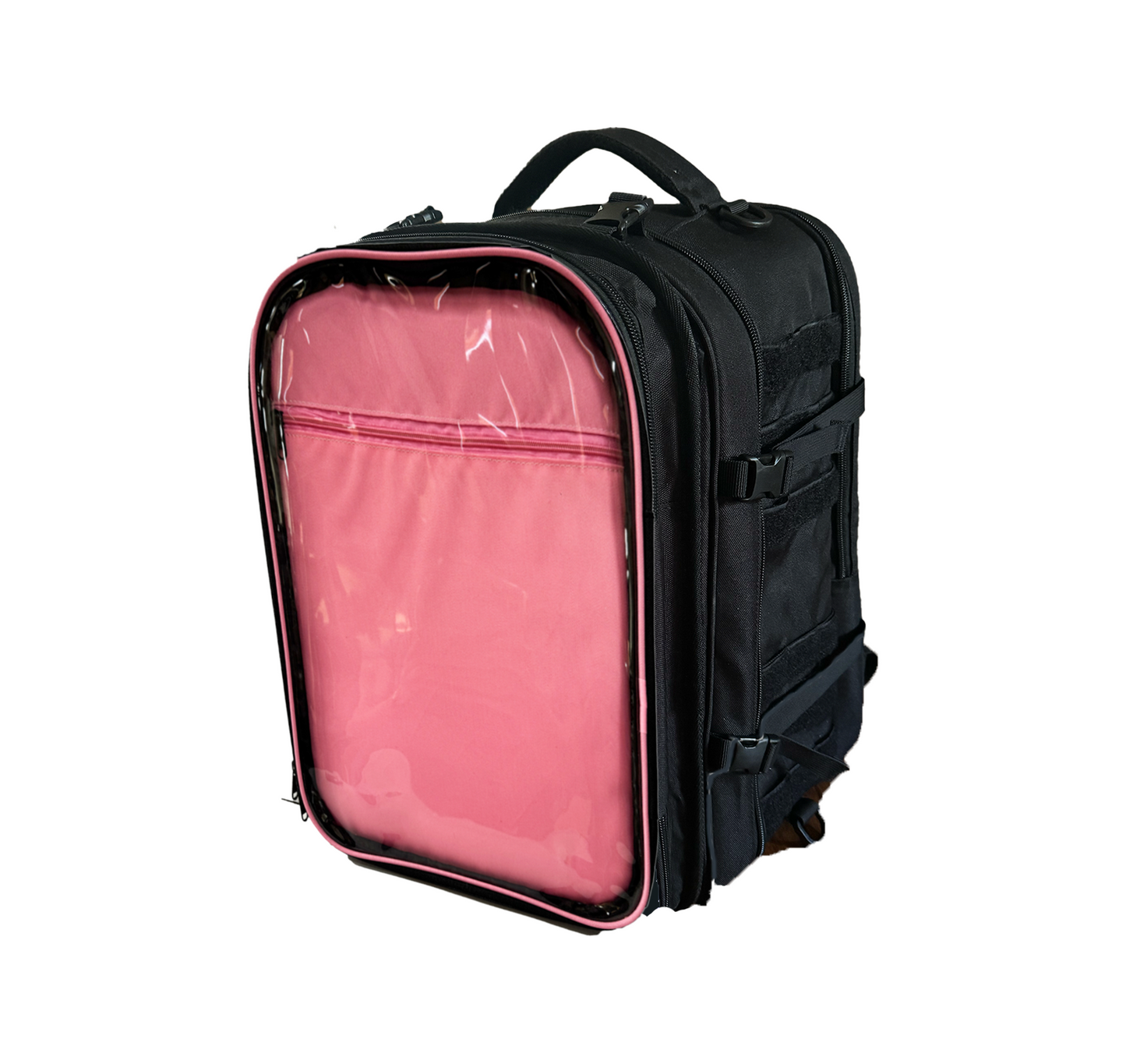 Virgil Ita Backpack, Black and Pink