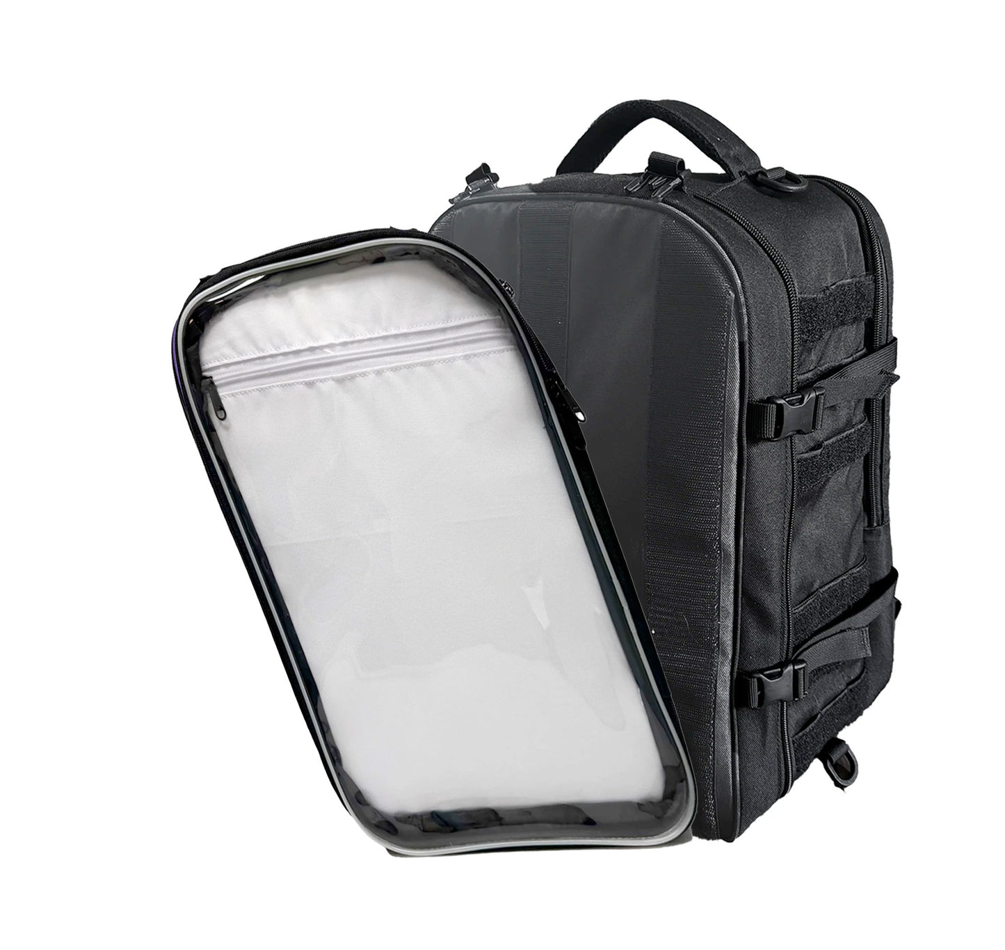 Virgil Ita Backpack, Black and White