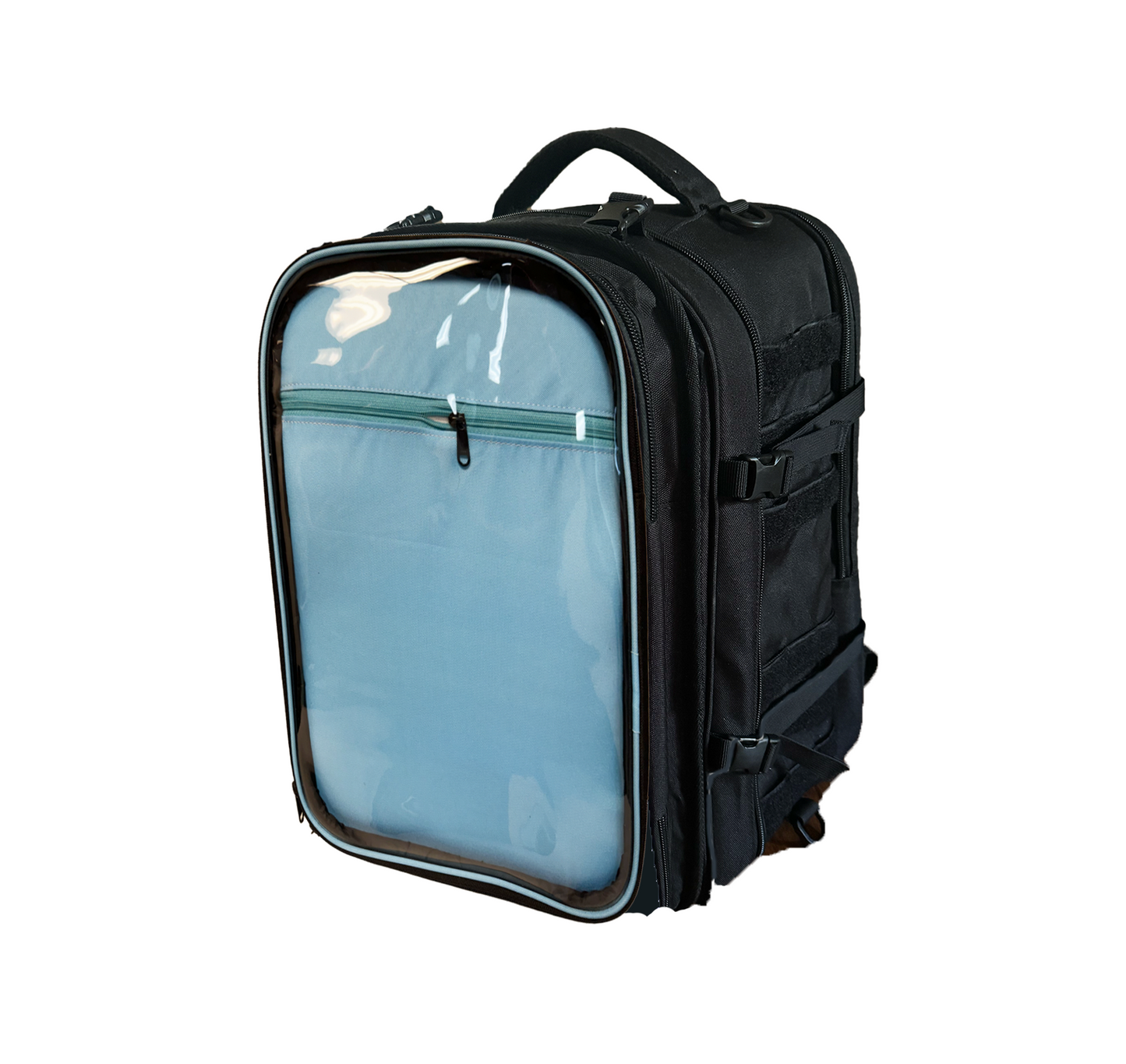 Virgil Ita Backpack, Black and Blue