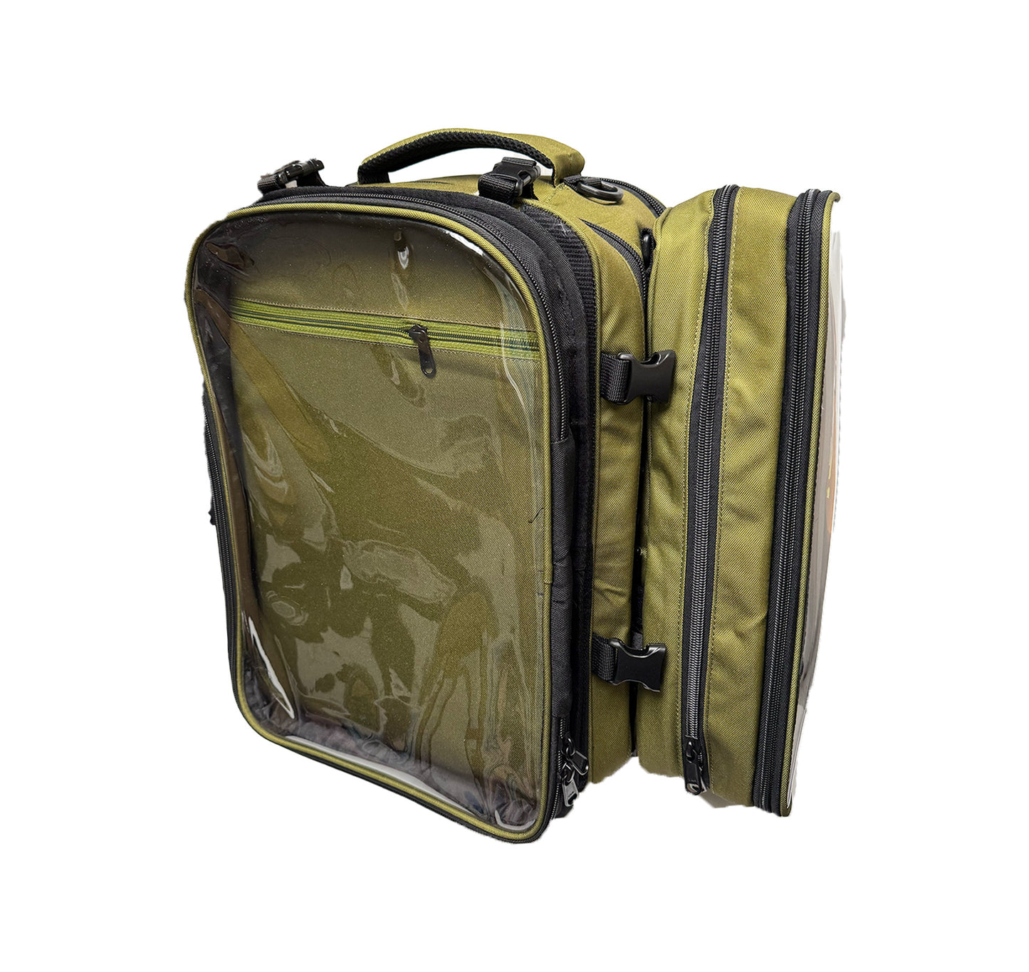 Virgil + Yamato - TCG, Photography, Esport, Travel Ita Backpack Combo, Black and Olive Green