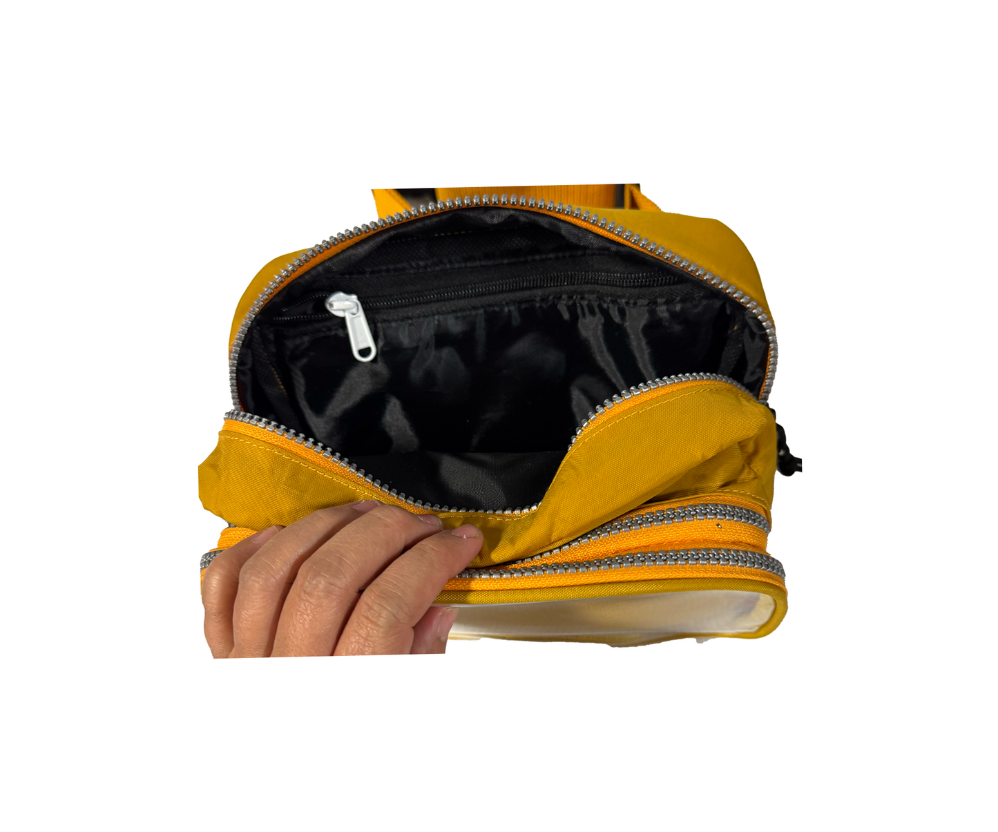 Tutsy Fanny Pack Itabag, 3 Compartments, Yellow