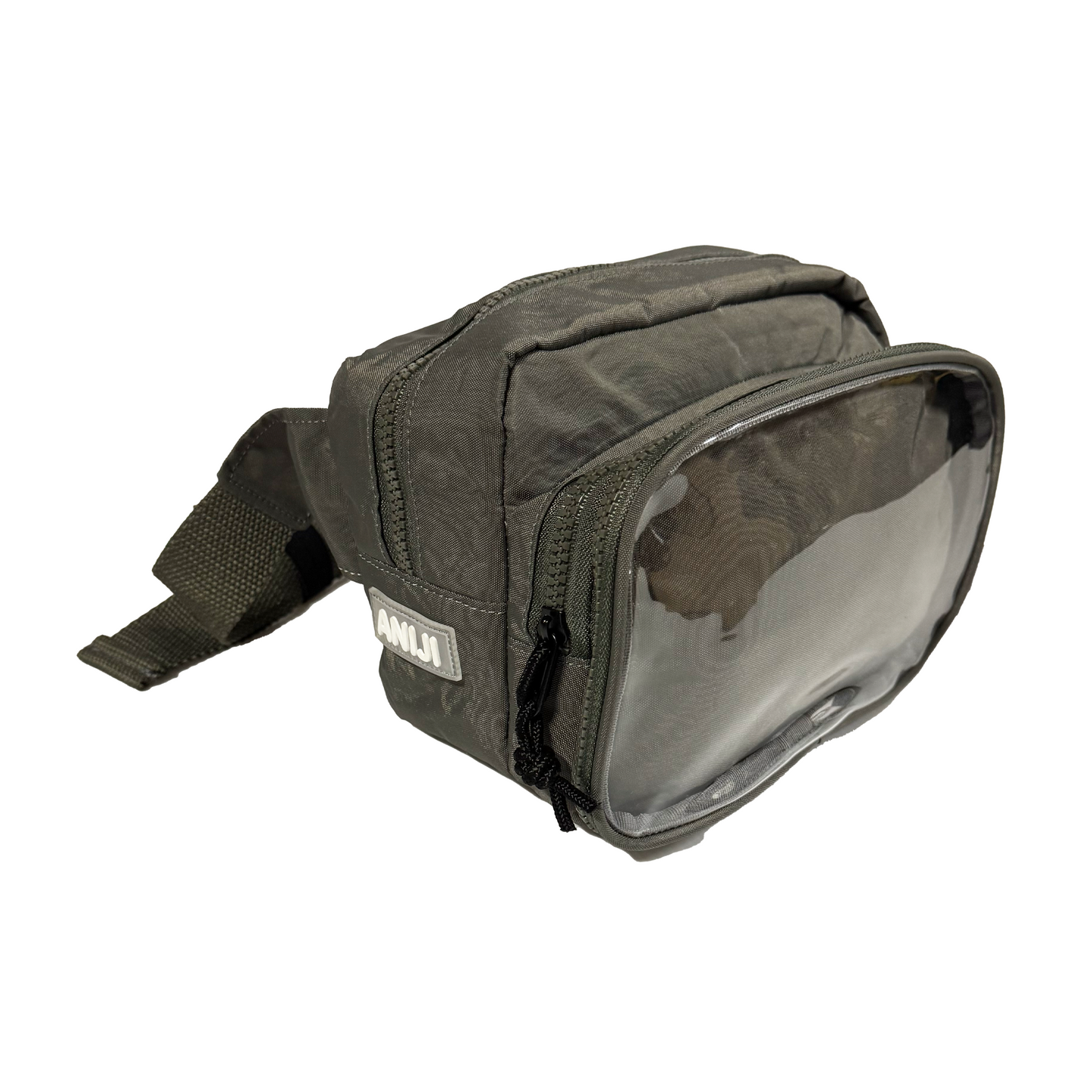 Tutsy Fanny Pack Itabag, 3 Compartments, Grey