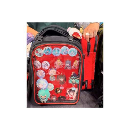 Virgil + Yamato - TCG, Photography, Esport, Travel Ita Backpack Combo, Red and Black