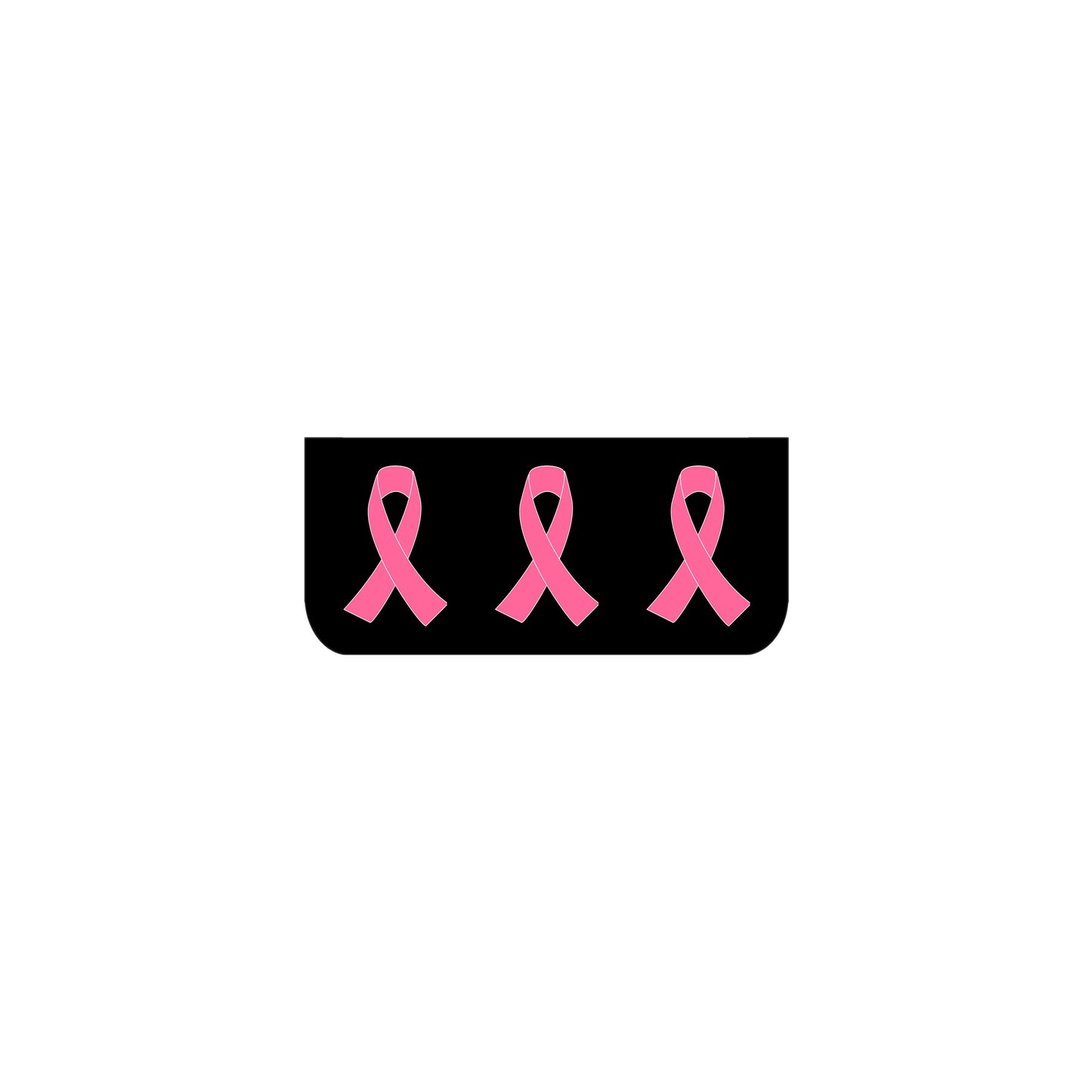 Echo Plastic Pink Ribbons Emblem 4"